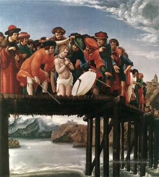 Le Martyre de St Florian Flamand Denis van Alsloot Peinture à l'huile